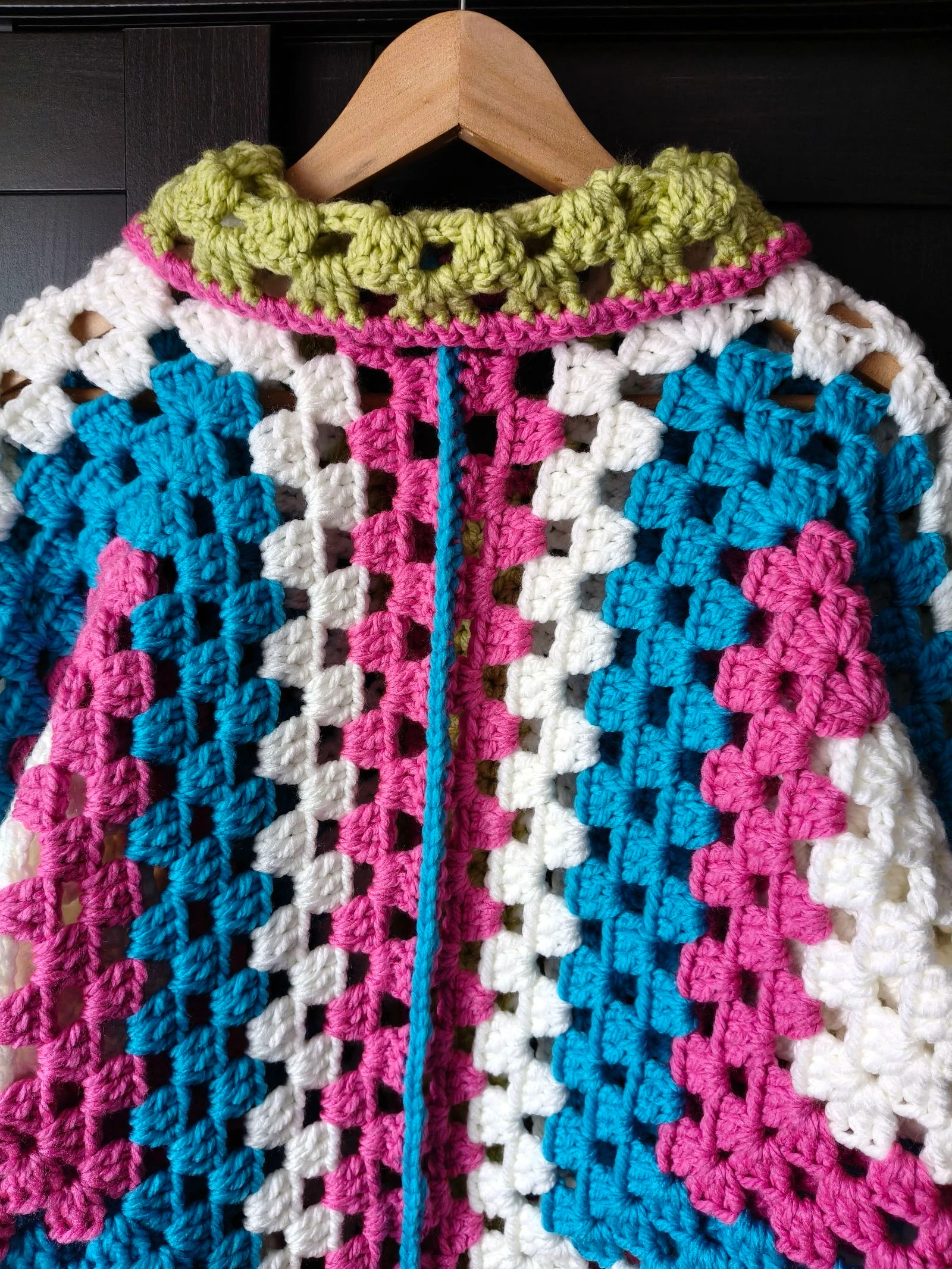 Haakjasje Handgemaakt - Turksblauw, Roze & Crème (Unieke Editie) – photo 4